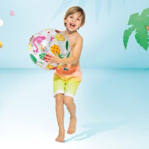 INTEX Lively Print Inflatable Pool Ball (Bola Pantai)