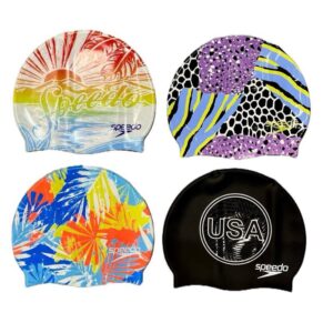 Speedo Adult Silicone Printed Cap