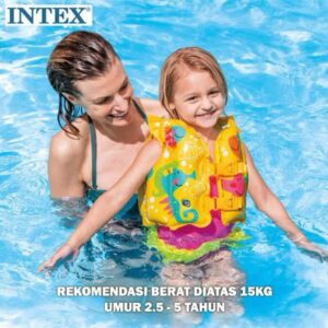 Intex Fun Fish Yellow Swim Vest (Jaket pelampung Anak)