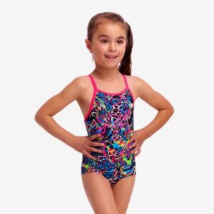 FUNKITA Printed One Piece Toddler Girl's 7